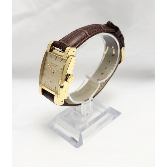 Vintage Patek Philippe 2443 Watch w/ Bold Lugs Circa 1950s 18k Gold 40mm x 26mm - Picture 5 of 16